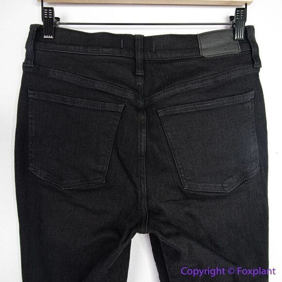 NEW Madewell‎ Kick Out Crop Jeans in Black Rinse Wash, 29 - Picture 8 of 14